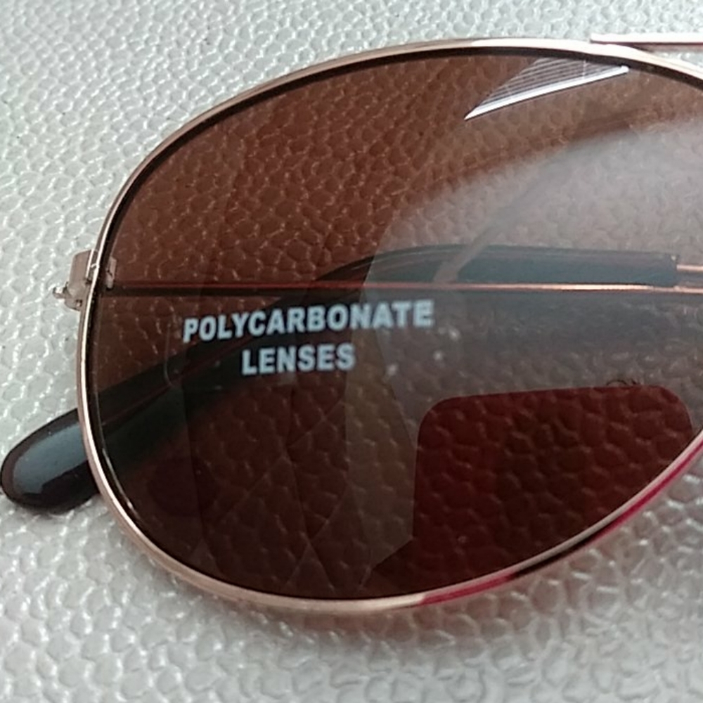 SimplyVita Bronze Commander Sunglasses - Picture 3 of 3